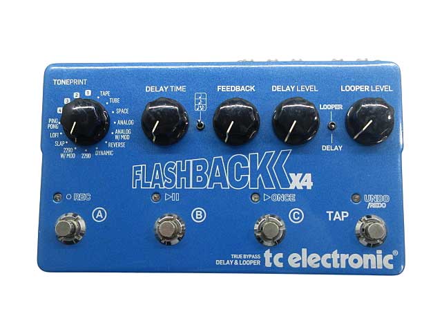 【中古】【店頭併売品】 tc electronic Flashback X4 Delay & Looper エフェクター ディレイ ルーパー 【鹿児島店】