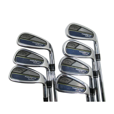 【中古】【店先併売品】Callaway キャロウェイPARADYM fast PW AW 6-9 50° 7本書き割りN.S.PRO 850GH neo フレックス：S ゴルフ野球クラブ【鹿児島店】