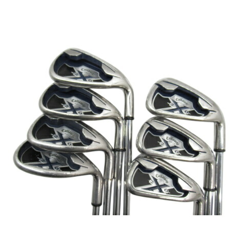 【中古】【店先併売品】※7番抜け※Callaway キャロウェイX20 PW SW 4-6 8 9 7本書き割り ゴルフ野球クラブ【鹿児島店】