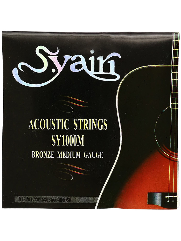S.Yairi アコースティックギター弦 SY-1000M ミディアム (013-058) 3個セット