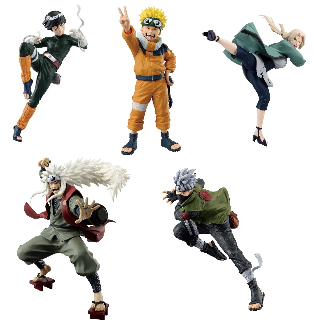 【未開封】ナルト NARUTO 造形忍界大戦 うずまきナルト 自来也 綱手 ロック・リー はたけカカシ 5種セット フィギュア【一宮店】