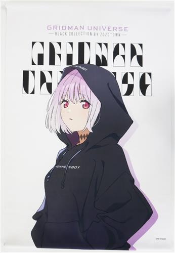 SSSS.GRIDMAN 第2弾コラボ ほぼ等身大タペストリー 新条アカネ グッズ-タペストリー】SSSS.GRIDMAN 描き下ろしほぼ等身大