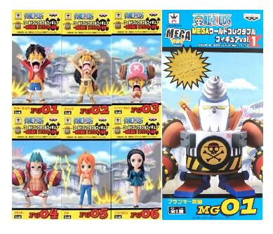 【未開封】ONEPIECE ワンピース ワールドコレクタブルフィギュア 鉄の海賊！ フランキー将軍 MEGAワールドコレクタブルフィギュア フランキー将軍 ワーコレ WCF 7種セット【一宮店】