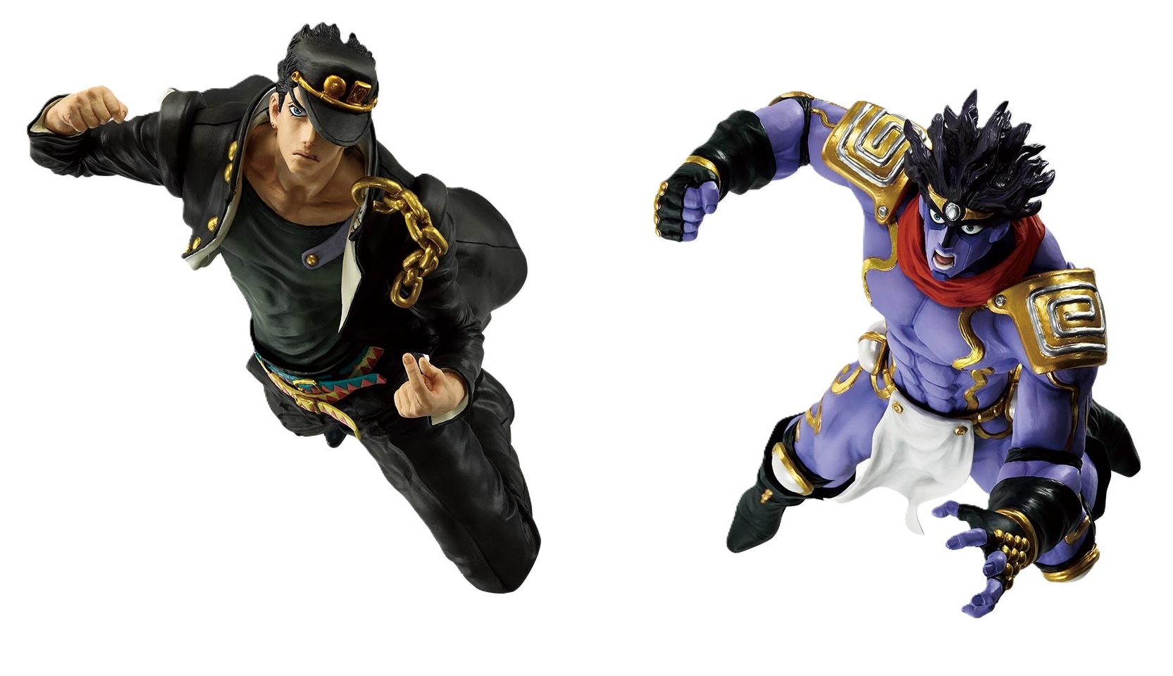 【未開封】一番くじ ジョジョの奇妙な冒険 スターダストクルセイダース STAND RUSH A賞 空条承太郎 MASTERLISE ＆ B賞 スタープラチナ MASTERLISE フィギュア【一宮店】｜お宝五番街