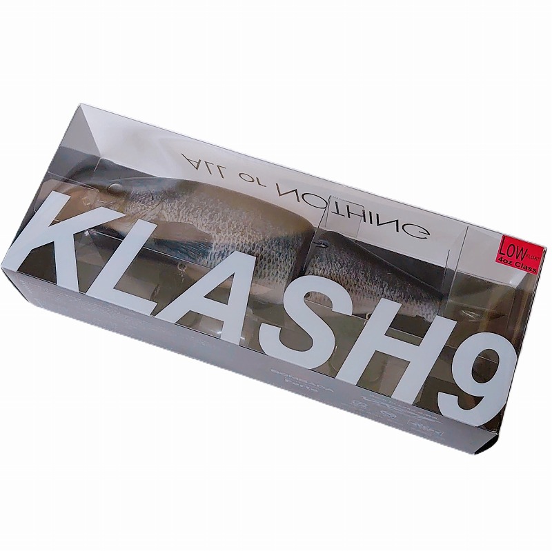 【未当て嵌める】DRTKLASH9 Low 衝突9＃モノクロFC HIRATSUKA 出来事押さえる色つや 釣具装置 ルアー【釣具/一宮店】