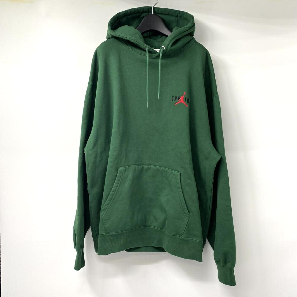 【中古】Supreme×JORDAN 24AW Hooded Sweatshirt サイズXL HF0836-341 グリーン パーカー シュプリーム×ジョーダン[17]