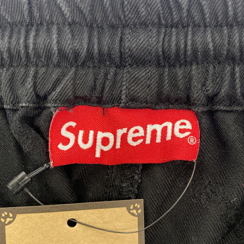 【中古】Supreme Jacquard Logos Twill Short ブラック S[66]