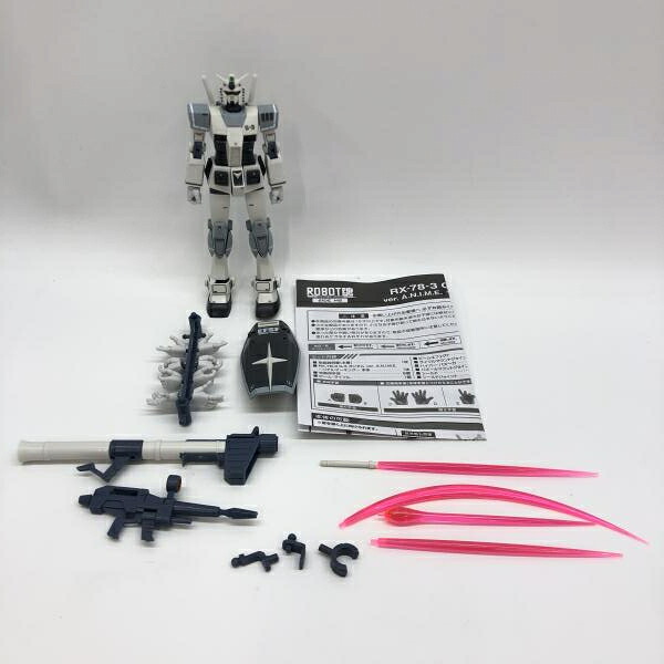 【中古】バンダイ ROBOT魂 RX-78-3 G-3 ガンダム ver. A.N.I.M.E. ～リアルマーキング～ 本体のみ 機動戦士ガンダム[97]