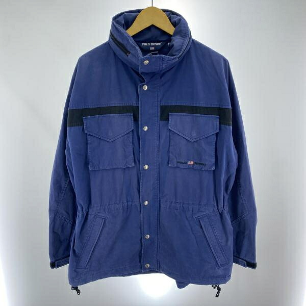 【中古】オールドRALPH LAUREN M-65 サイズM ネイビー ラルフローレン[91]