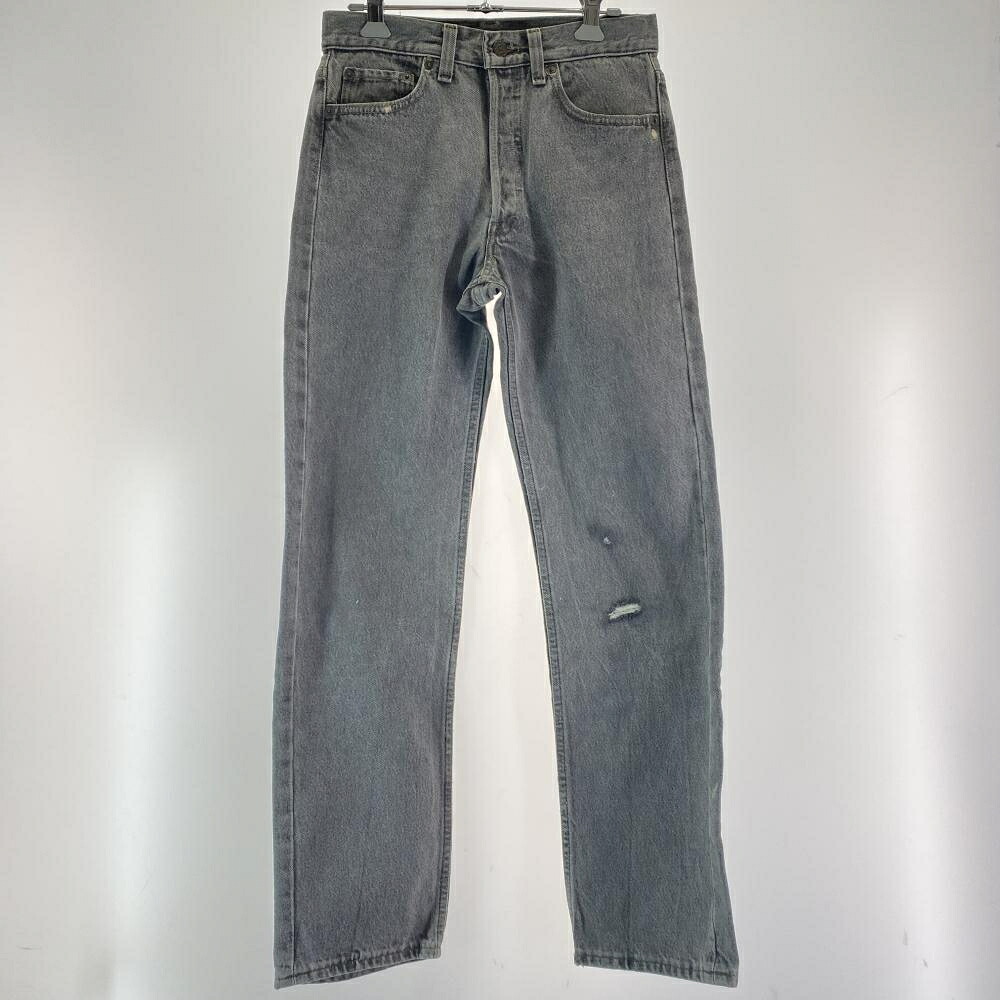 【中古】90s LEVI'S 先染めブラック 501 実寸70 501-0658 USA製 リーバイス[17]