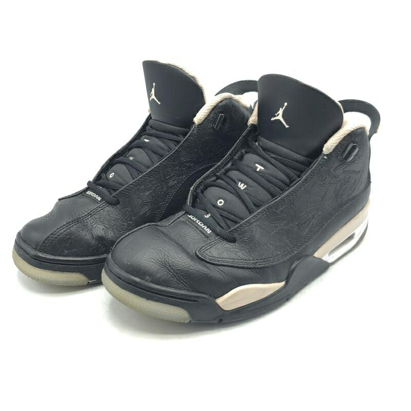 【中古】Nike Air Jordan Dub Zero \"Black/White/Fossil Stone\"27.5cm 311046-021 ナイキ エア ジョーダン ダブ ゼロ \"ブラック/ホワイト/フォッシルストーン\"[17]