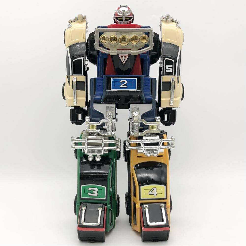 【中古】現状渡/訳有 バンダイ 激走戦隊カーレンジャー 激走合体 DX RVロボ[17]画像