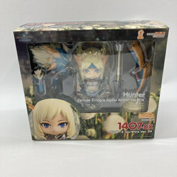 【中古】グッドスマイルカンパニー ねんどろいど ハンター♀ ジンオウα Ver. DX 未開封品 モンスターハンターワールド[97]