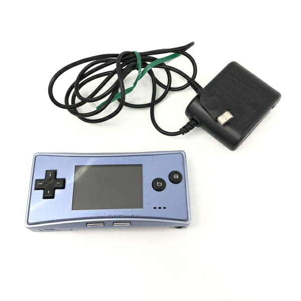 【中古】本体）【動作確認済みジャンク/アダプター付】任天堂/ゲームボーイミクロ/画面ヤケ[6]