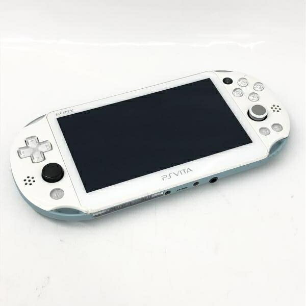 【中古】本体）【動作確認済みジャンク】SONY/PS Vita アクア・ブルー/PCH-2000/本体キズ他[6]