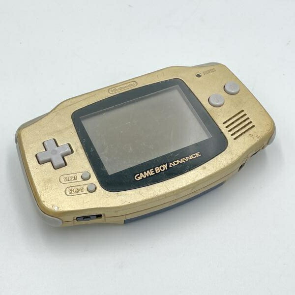 【中古】本体）【動作確認済みジャンク】任天堂/ゲームボーイアドバンス ゴールド/AGB-001/通電不安定[6]