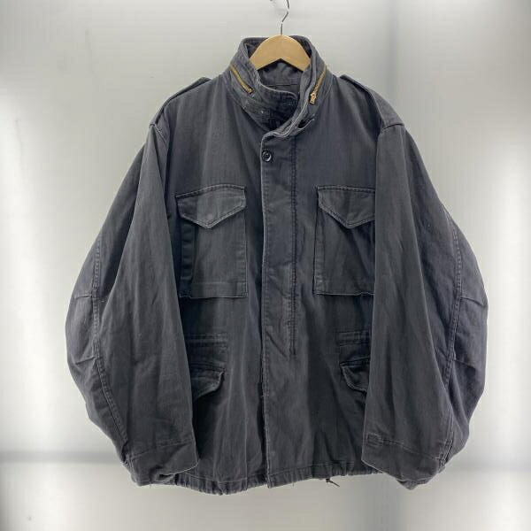 【中古】ALPHA 80～90s M-65 黒いこと XL ※ラインドライブ欠品 アルファ[24]