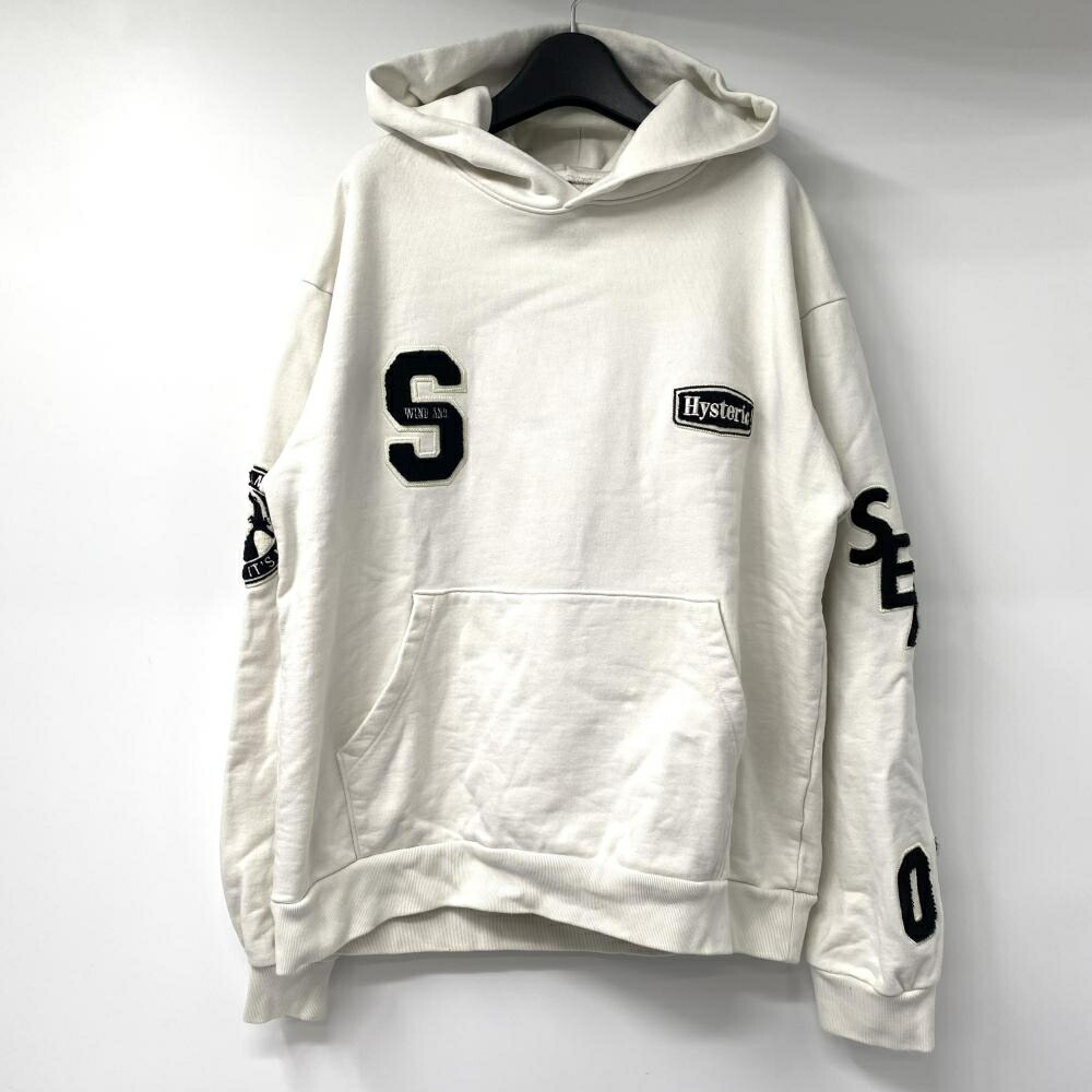 楽天市場】WIND AND SEA ウィンダンシー パーカー サイズ:M HYSTERIC