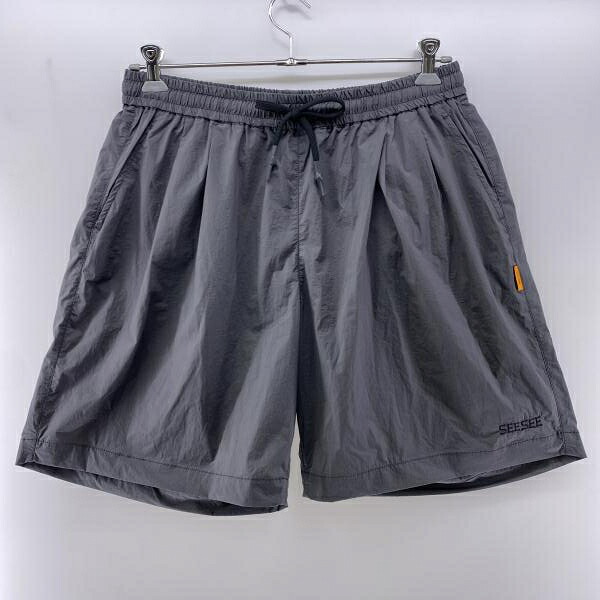【中古】SEESEE ナイロンショーツ グレー XL　シーシー[24]
