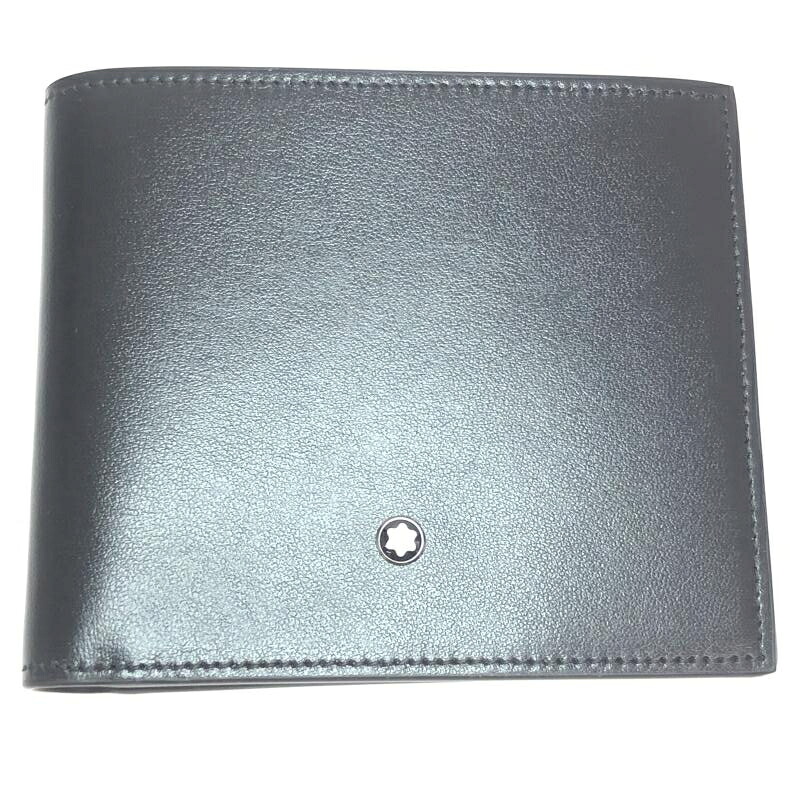 【中古】MONTBLANC マイスターシュテュック ウォレット 6cc ブラック モンブラン[66]
