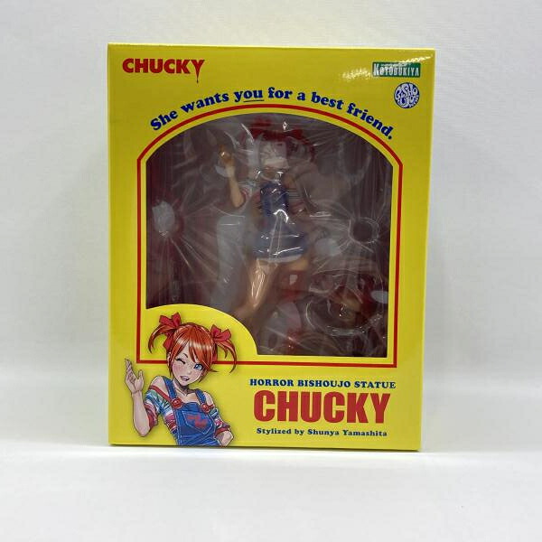 【中古】コトブキヤ HORROR美少女 チャッキー 1/7 未開封品 チャイルド・プレイ チャッキーの花嫁[97] 13,980円