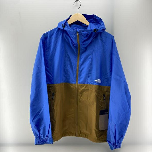 【中古】THE NORTH FACE ｺﾝﾊﾟｸﾄｼﾞｬｹｯﾄ 引き舟付き添い人 青色×赤銅色 M NP72230 ザ・ノース・フェイス[24]