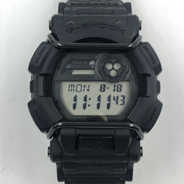 【中古】G-SHOCK GD-400HUF-1JR ブラック クオーツ 電波受信なし ジーショック[24]