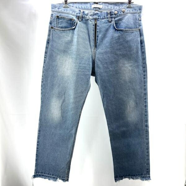 【中古】LABRAT ストレートデニムパンツ サイズF ライトブルー ラブラット[19]