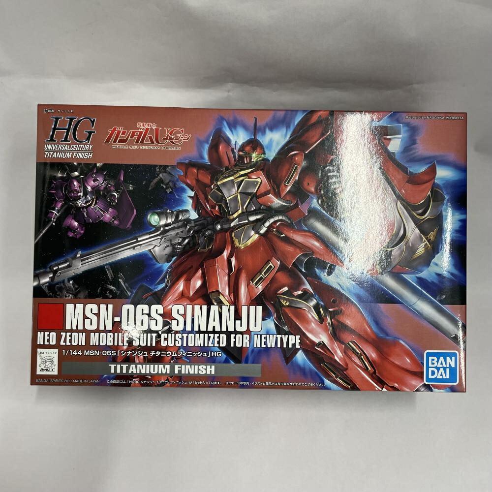 【中古】GﾀﾞﾑS）1/144 HGUC MSN-06S シナンジュ チタニウムフィニッシュ 「機動戦士ガンダムUC」[79]