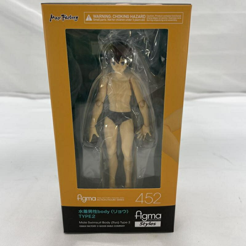 【中古】開封)MaxFactory figma 452 水着男性body(リョウ) フィギュア[19]