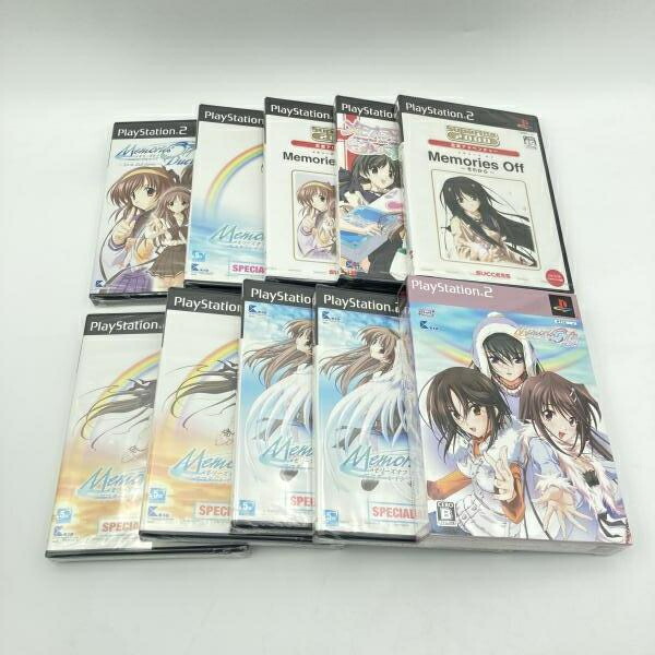 【中古】TVｿﾌﾄS）【未開封まとめ】メモリーズオフ PS2ソフト10本[6]