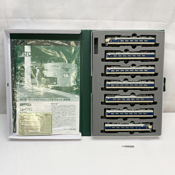 【中古】KATO 10-1717 581系(ｽﾘｯﾄﾀｲﾌｫﾝ)7両基本ｾｯﾄ[19]