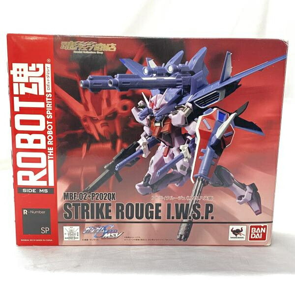 【中古】開封･箱ｲﾀﾐ)ROBOT魂 ＜SIDE MS＞ MBF-02+P202QX ストライクルージュ(I.W.S.P.装備)[19]