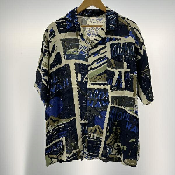 【中古】PORTER CLASSIC ハワイアン アウトドア アロハシャツ 総柄 サイズM[19]｜お宝創庫