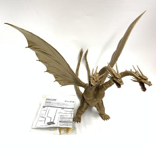 【中古】本体のみ・首ﾊﾟｰﾂ緩み有)S.H.MonsterArts キングギドラ[18]