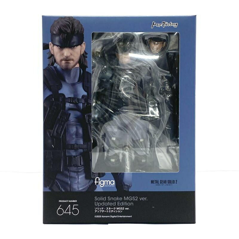 【中古】【未開封】figma ソリッド・スネーク MGS2 ver. アップデートエディション 「METAL GEAR SOLID2 SONS OF LIBERTY」[95]｜お宝創庫