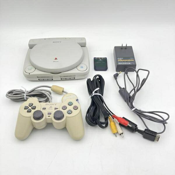 【中古】本体S）【動作確認済み】Sony/PSONE SCPH-100＋Sony純正LCDモニター(for PS one)[6]｜お宝創庫