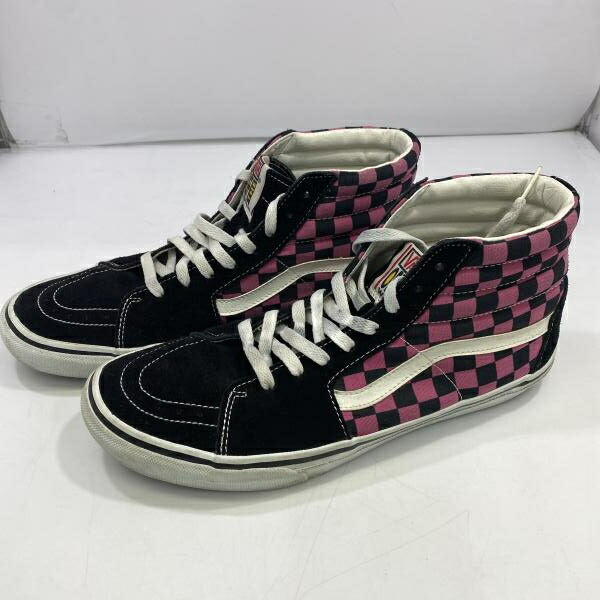 楽天市場】USA製 90s VANS SK8-HI CHECKERBOARD 黒ピンク US9.5/27.5cm