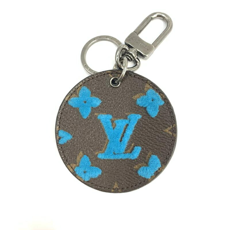 【中古】LOUIS　VUITTON ポルトクレ・イリュストレ モノグラム・タフタージュ チャーム MP2623 ルイヴィトン[92]｜お宝創庫 17,993円