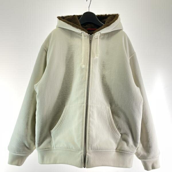 楽天市場】Supreme Faux Fur Lined Zip Up Hooded Sweatshirt Light