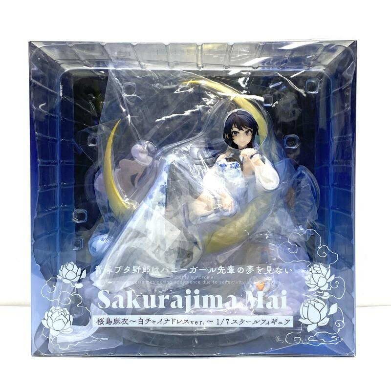 【中古】【開封】桜島麻衣 白チャイナドレスver. 青春ブタ野郎はバニーガール先輩の夢を見ない 1/7PVC＆ABS製塗装済み完成品[95]