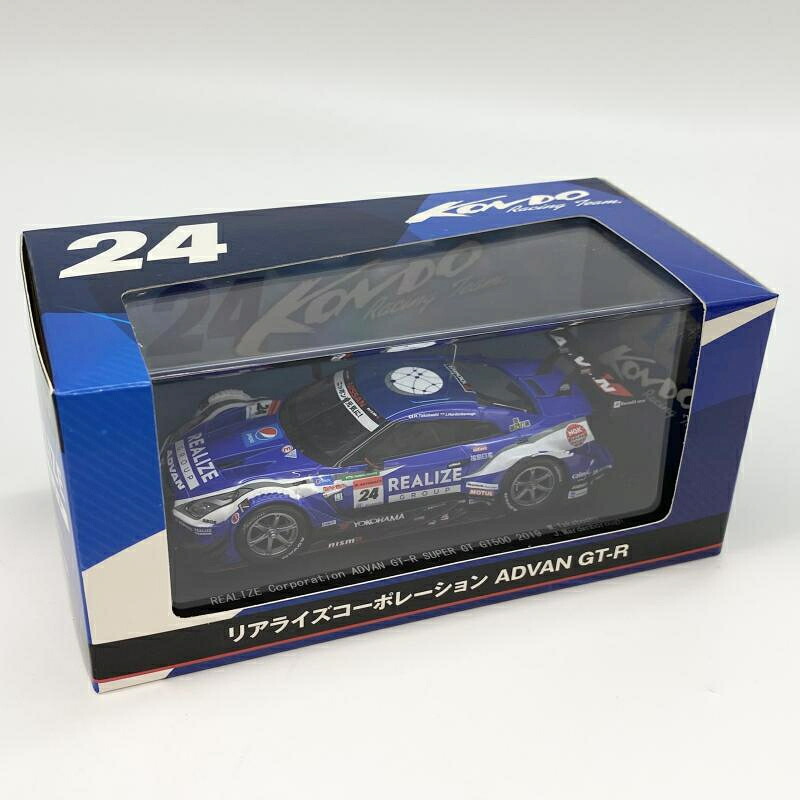 【中古】開封 1/43 日産 リアライズ コーポレーション アドバン GT-R SUPER GT GT500 2019 #24 EBBRO エブロ[17]