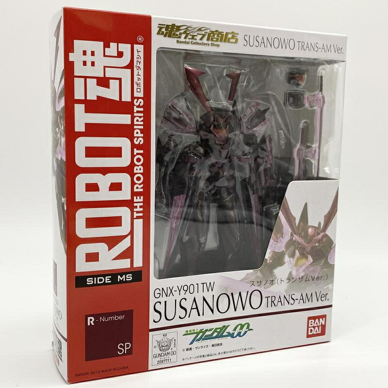 【中古】未開封 ROBOT魂 ＜SIDE MS＞ GNX-Y901TW スサノオ (トランザムVer.）バンダイ 機動戦士ガンダム00 ダブルオー[17]