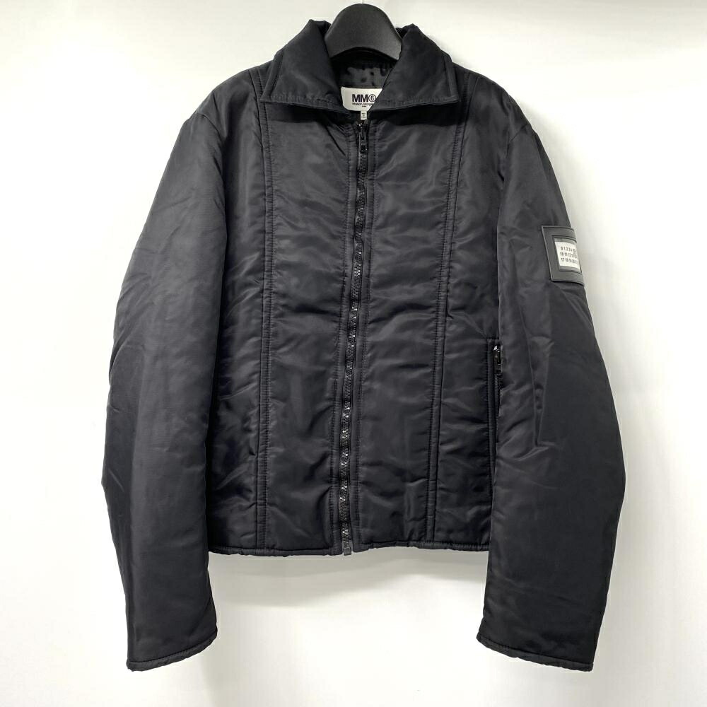 【中古】MM6 Maison Margiela 23AW Nylon Harrington Jacket 大きさ46 S52AM0252 S53984 エムエム6 メゾンマルジェラ[17]