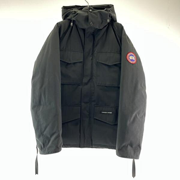 【中古】CANADA GOOSE 落ち込む上衣 大きさM 68F8490 黒いこと[17]