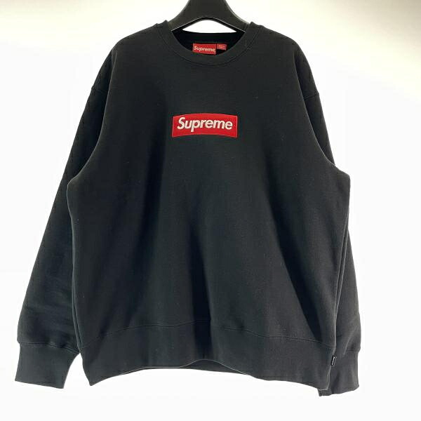 【中古】Supreme 2022AW Box Logo Crewneck ブラック サイズM シュプリーム ボックスロゴ[17]