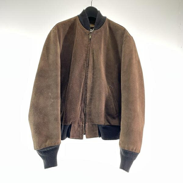 【中古】80～90s SCHOTT スエードレザージャケット サイズ38 ブラウン ショット[17] 18,648円