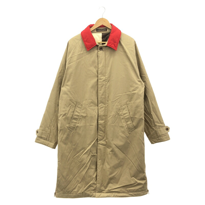 【中古】UNDER COVER × Fragment 23AW ステンカラー厚地の外套 大きさ4 ベージュ UC2C9301-1 アンダー取りまかなう 欠けら[17]