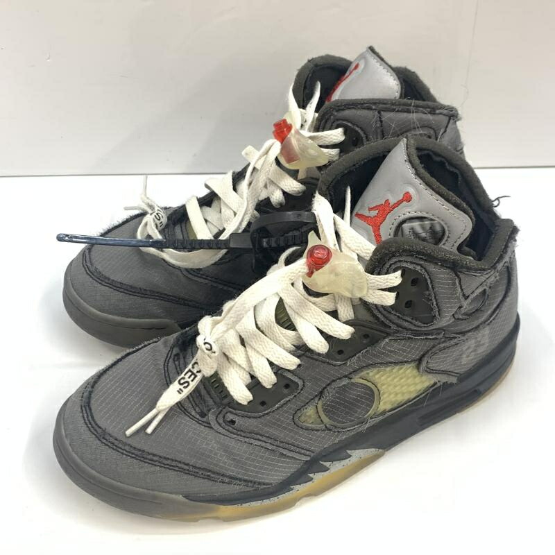 【中古】Off-White×Nike Air Jordan 5 \