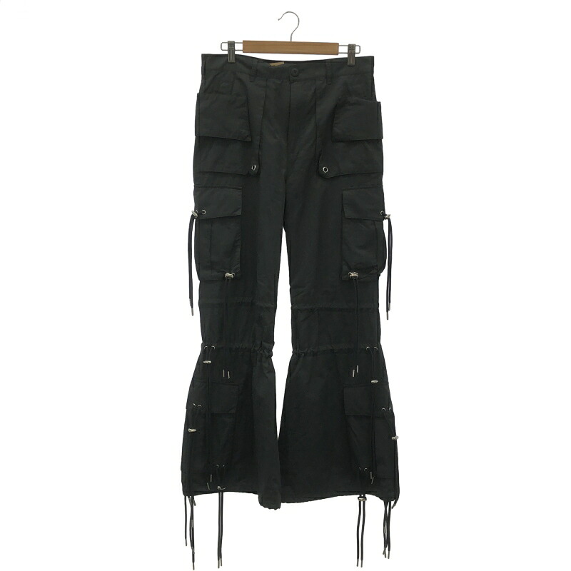 【中古】DIG YOUR OWN GRAVE カーゴパンツ M グレー ディグユアオウングレイブ[10]